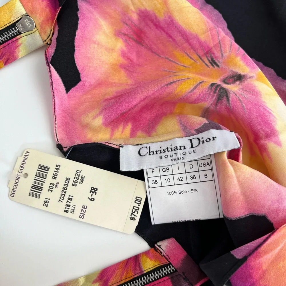 Auth Rare VTG DIOR Boutique Kiss Top - Picture 4 of 8